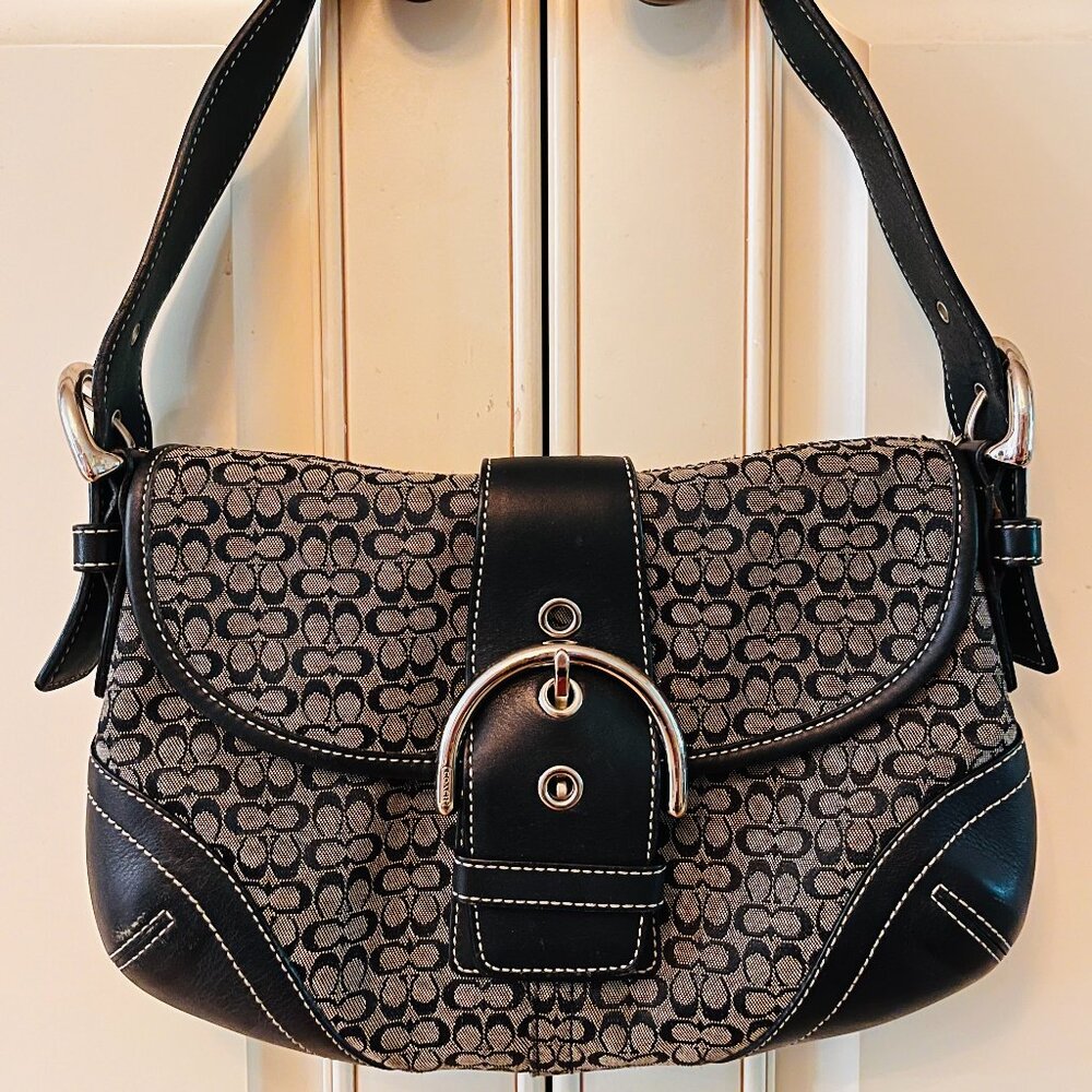 Coach Soho Signature Bag in Black